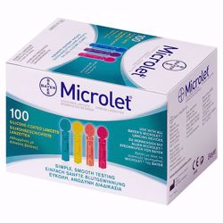 Bayer Color Microlet Lancets 100ct