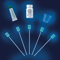 Picture of AVANOS READY CARE DENTASWAB ORAL SWABS Poly Plus Oral Swab, No Dentrifrice, Non-Sterile, Individually Wrapped, Disposable, 250/Bx, 4 Bx/Cs