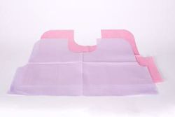 Picture of TIDI EVERYDAY SPECIALTY BIBS Bib, Endo, Waist-Length, Contour Neck, T/P/T, 29" X 21",  Mauve, 100/Cs