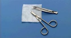 Picture of BUSSE SUTURE REMOVAL SETS Suture Removal Set, Metal Forceps, 4", Sterile, Sterile, 50/Cs (90 Cs/Plt)