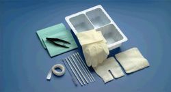 Picture of BUSSE TRACHEOSTOMY CARE SET WITH FORCEPS Tracheostomy Care Set, Forceps & Gauze Dressing, 20/Cs