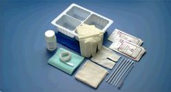 Picture of BUSSE TRACHEOSTOMY CARE SET Tracheostomy Care Set, Hydrogen Peroxide, 1 Pair Gloves, 1 Polylined Drape, Sterile, 20/Cs