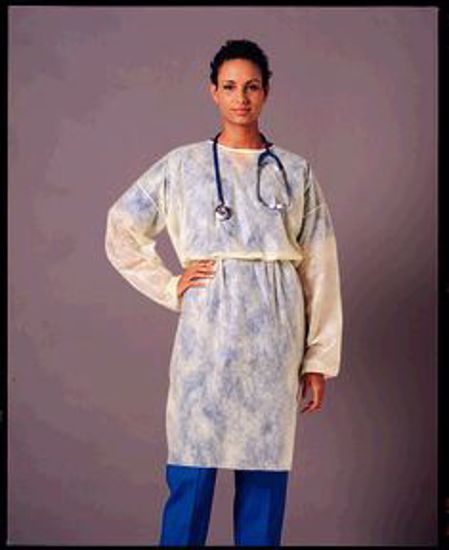 Picture of BUSSE ISOLATION GOWNS ISO Gown, Non-Sterile, 50/Cs (80 Cs/Plt)