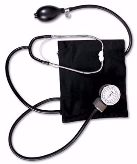 Picture of OMRON SELF-TAKING BLOOD PRESSURE KIT Large Adult Blood Pressure (BP) Kit, Black