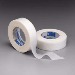 Picture of 3M™ MICROPORE™ SURGICAL TAPES Paper Surgical Tape, ½" X 10 Yds, 24 Rl/Bx, 10 Bx/Cs (US Only)