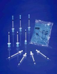 Picture of EXEL TB TUBERCULIN SYRINGES Tuberculin Syringe, Needle, 25G X 5/8", Zero Dead Space, 10/Bg, 10 Bg/Bx, 5 Bx/Cs (16 Cs/Plt)