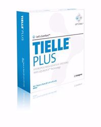 Picture of ACELITY TIELLE® HYDROPOLYMER DRESSING Tielle™ Plus Sacrum Dressing, 5 7/8" X 5 7/8", 10/Bx, 5 Bx/Cs (Not Available For Sale Into Canada)