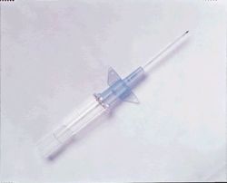 Picture of SMITHS MEDICAL JELCO™ IV CATHETERS Winged Radiopaque IV Catheter, 22G X 1", Blue, 50/Bx, 4 Bx/Cs (US Only)