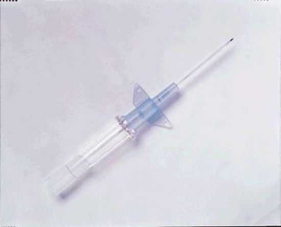 Picture of SMITHS MEDICAL JELCO™ IV CATHETERS Winged Radiopaque IV Catheter, 22G X 1", Blue, 50/Bx, 4 Bx/Cs (US Only)