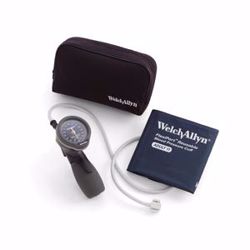 Picture of WELCH ALLYN TYCOS® DS66 HAND ANEROID Multi-Cuff Kit, Includes Adult, Large Adult & Child-Print Inflation Systems In Zippered Case, Latex Free (LF) Cuff (US Only)