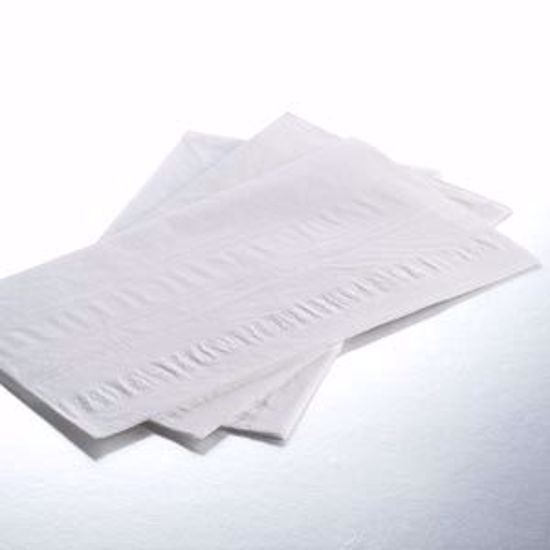 Picture of GRAHAM MEDICAL BREAST DRAPE Breast Drape, 12" X 24", White, 3-Ply, 500/Cs (45 Cs/Plt)