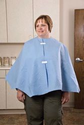 Picture of GRAHAM MEDICAL EXAMINATION PONCHOS Exam Poncho, Extra Coverage, Blue, 56" X 28", 25/Cs