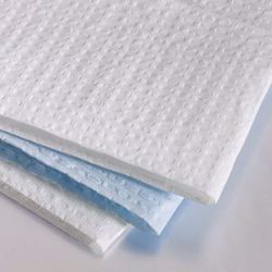 Picture of GRAHAM MEDICAL DISPOSABLE TOWELS Tissue-Overall Embossed Towel, 13½" X 18", White, 2-Ply, 500/Cs (63 Cs/Plt)