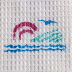 Picture of GRAHAM MEDICAL DISPOSABLE TOWELS Seascape® Towel, 13½" X 18", 3-Ply, 500/Cs