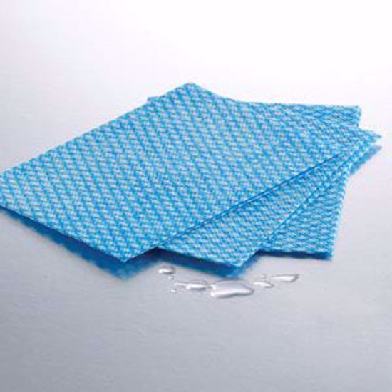 Picture of GRAHAM MEDICAL WASHCLOTHS & HAND TOWELS Hand Towel, Scrim, 17" X 20", Blue, 50/Pk, 6 Pk/Cs