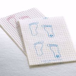 Picture of GRAHAM MEDICAL PODIATRIC TOWELS Towel, 13½" X 18", Mauve, Footprint®, 3-Ply, 500/Cs