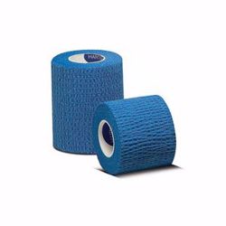 Picture of HARTMANN USA MEDI-RIP® SELF-ADHERENT BANDAGE Bandage, 2" X 5 Yds, Non-Sterile, Blue, 12 Rl/Bx, 8 Bx/Cs