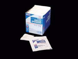 Picture of DUKAL WOVEN COTTON GAUZE SPONGES Gauze Sponge, 2" X 2", Sterile, 8-Ply, Cotton Filled, 2/Pk, 50 Pk/Bx, 24 Bx/Cs (50 Cs/Plt)