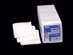 Picture of DUKAL WOVEN COTTON GAUZE SPONGES Gauze Sponge, 2" X 2", Non-Sterile, 12-Ply, 200/Bg, 40 Bg/Cs