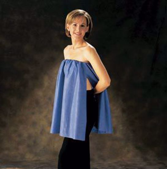 Picture of GRAHAM MEDICAL FLEXFIT® EXAM COVERUP Flexfit® Blue Exam Coverup, Non-Woven, 25/Cs