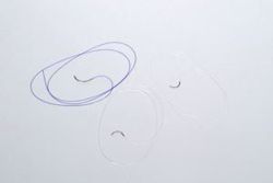 Picture of ETHICON PDS II™ (POLYDIOXANONE) SUTURES Suture, Precision Cosmetic Conventional Cutting Prime , Size 6-0, 18", Clear Monofilament, Needle PC-1, 3/8 Circle, 1 Dz/Bx (Continental US Only)