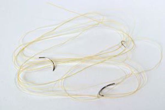 Picture of ETHICON SURGICAL GUT SUTURE - PLAIN Suture, Reverse Cutting, Size 3-0, 18", Needle X-1, ½ Circle, 1 Dz/Bx (Continental US Only)