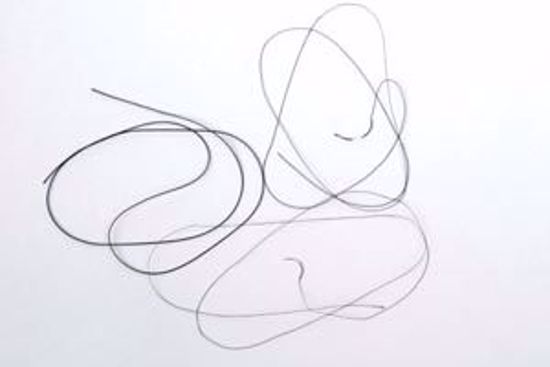 Picture of ETHICON PERMA-HAND™ SILK SUTURES Suture, Precision Point Reverse Cutting, Size 5-0, 18", Black Braided, Needle P-3, 3/8 Circle, 1 Dz/Bx (Continental US Only)