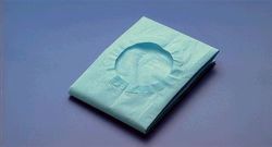 Picture of BUSSE TOWELS/DRAPES Drape, 3" Round Fenestration, Sterile, Blue/ White, 50/Dispenser Bx, 6 Bx/Cs (300/Cs) (24 Cs/Plt)
