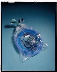 Picture of MEDEGEN BEDSIDE BAG Patient Bedside Bag, White, Floral Print, Adhesive Tabs, 7" X 11", 2000/Cs