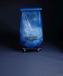 Picture of MEDEGEN SAF-T-SEAL® LINEN BAGS Soiled Linen Linen Bag, 31" X 41", 16 Microns, Blue, 250/Cs