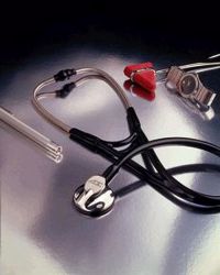 Picture of ADC ADSCOPE™ 600 CARDIOLOGY STETHOSCOPE ADSCOPE™ 600 Cardiology Stethoscope, Burgundy