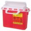 Picture of BD PATIENT ROOM SHARPS COLLECTORS Sharps Collector, 2 & 3 Gallon, Next Generation, Counter Balanced Door, Red, 10/Cs (Continental US Only)
