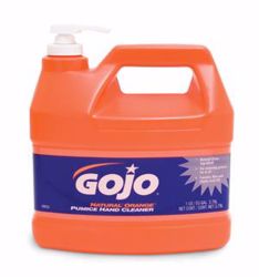 Picture of GOJO NATURAL ORANGE™ PUMICE HAND CLEANER Hand Cleaner, One Gallon With Pump Dispenser, 4/Cs