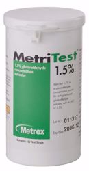 Picture of METREX METRITEST™ GLUTARALDEHYDE Metritest 1½, For 14 Day Use Life, 60 Strips/Bottle, 2 Btl/Cs