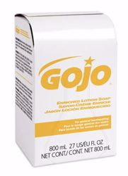 Picture of GOJO 800ML BAG-IN-BOX SYSTEM Enriched Lotion Soap, 12/Cs