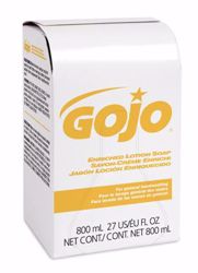 Picture of GOJO 800ML BAG-IN-BOX SYSTEM Enriched Lotion Soap, 12/Cs