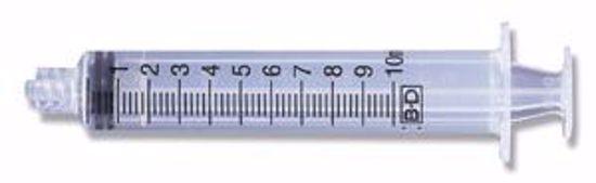 Picture of BD 10 ML SYRINGES & NEEDLES Luer-Lok Tip Control Syringe, 10Ml, 25/Bx, 4 Bx/Cs (Continental US Only)