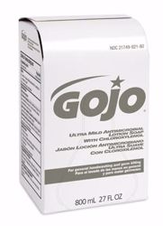 Picture of GOJO 800ML BAG-IN-BOX SYSTEM Ultra Mild Antimicrobial Lotion Soap With Chloroxylenol, 12/Cs