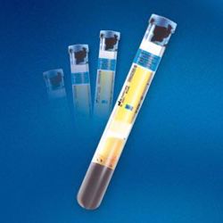Picture of BD VACUTAINER® MONONUCLEAR CELL PREPARATION TUBE (CPT™) CPT Sodium Heparin Tube, 16 X 125Mm X 8.0Ml, 60/Cs (Continental US Only)