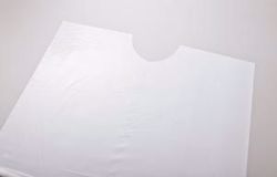 Picture of TIDI EVERYDAY SPECIALTY BIBS Drape Sheet, Economy Poly, 36" X 40", White, 100/Cs