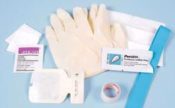 Picture of BD IV START PAK™ SITE PREP KITS WITH PERSIST™ SKIN PREP Kit Includes: Persist™ Swabstick, Tegaderm® Dressing, Frame Style, (2) 2"X2" Gauze Sponges, ¾" Roll Transpore™ Tape, Tourniquet, Alcohol Wipe, ID Label, Impermeable Drape, 25/Bx, 8 Bx/Cs (Continental US Only)