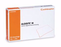 Picture of SMITH & NEPHEW ALGISITE™ M CALCIUM ALGINATE DRESSING Calcium Alginate Dressing, 2" X 2", 10/Pkg, 10 Pkg/Cs (US Only)