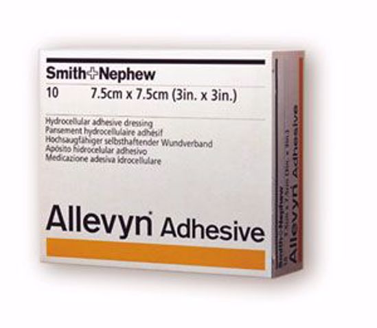 Picture of SMITH & NEPHEW ALLEVYN™ ADHESIVE DRESSINGS Adhesive Dressing, 7" X 7", 10/Pkg, 4 Pkg/Cs (US Only)