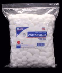 Picture of DUKAL COTTON BALLS Cotton Balls, Large, 1000/Bg, 2 Bg/Cs
