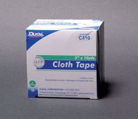 Picture of DUKAL SURGICAL TAPE - CLOTH Surgical Tape, ½" X 10 Yds, 24 Rl/Bx, 12 Bx/Cs