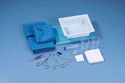 Picture of BUSSE ER LACERATION TRAY ER Laceration Tray Same As #749 Except Having (1) Cloth Fenestrated Drape & (2) Cloth Towels (Instead Of The Polylined Drape & Absorbent Towel), Sterile, 20/Cs