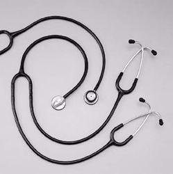 Picture of 3M™ LITTMANN® TEACHING STETHOSCOPES Classic II S.E. Teaching Stethoscope, Bell & Diaphragm With 2 Headsets, 40" 1 Tube Black, 1 Tube Burgundy (US Only)