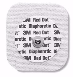 Picture of 3M™ RED DOT™ DIAPHORETIC SOFT CLOTH MONITORING ELECTRODES Monitoring Electrode, No Abrader, 5.1Cm X 5.5Cm, 50/Bg, 20 Bg/Cs (US Only)