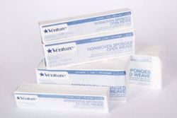 Picture of TIDI VENTURE™ 4-PLY NON-STERILE NONWOVEN SPONGES Venture Non-Woven 4-Ply Closed Weave Sponge, 2" X 2", Non-Sterile, 200/Bg, 25 Bg/Cs (64 Cs/Plt)