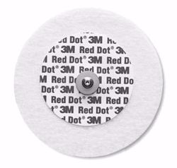 Picture of 3M™ RED DOT™ MONITORING ELECTRODES WITH MICROPORE™ TAPE BACKING Monitoring Electrode, No Abrader, 6Cm Dia, 50/Bg, 20 Bg/Cs (US Only)